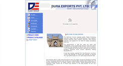 Desktop Screenshot of duraexports.com